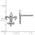 thumbnail image 4 of Boucles d'Oreilles Fleur de lis en Titane TBE100, 4 of 4