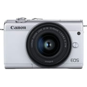 Canon EOS M200 Compact Mirrorless Digital Camera with EF-M 15-45mm Lens, (White) (International Vesrion)