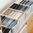 thumbnail image 6 of Yirtree Underwear Drawer Organizer Foldable Closet Dividers Nylon Fabric Dresser Compartments Storage Box Set for Bras Socks Underpants Panties and Ties Organization, 6 of 8
