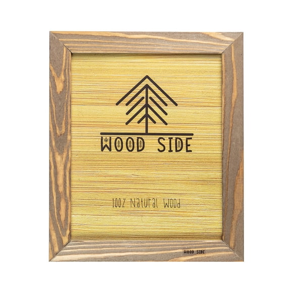 Rustic Wooden Picture Frames - 100% Natural Solid Eco Wood for Wall Mounting/ Tabletop Photo Frame - Pack of 2/ Pack of 1
