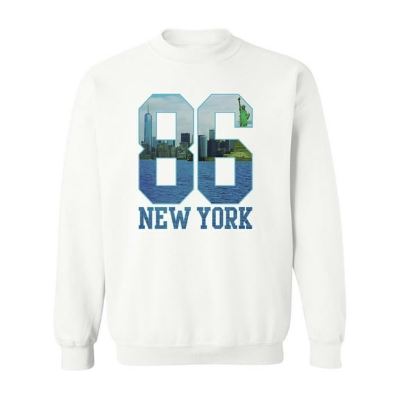 86' New York City Sweatshirt Men -Image by Shutterstock, Male 3X-Large