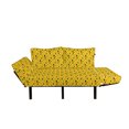 thumbnail image 2 of Tribal Futon Couch, Retro Flat Design Mountains and Arrows Geometric Mayan Art Inspired Illustration, Daybed with Metal Frame Upholstered Sofa for Living Dorm, Loveseat, Multicolor, by Ambesonne, 2 of 4