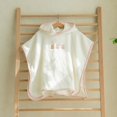 thumbnail image 1 of Toalla de baño de estilo coreano para bebé, Poncho con capucha, toalla de playa de microfibra absorbente suave, capa para niños, bata de baño para recién nacido, manta, 1 of 4