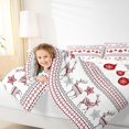 thumbnail image 4 of Feelyou Vintage Christmas Festival Full Size Comforter Sets, Tribal Aztec Geometric Bedding Comforter Set, Kawaii Reindeer Print Reversible Bedding Sets, ltra Soft Home Decor, 3-Piece, 4 of 8