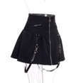 thumbnail image 1 of Qarigey Cintura Alta Busto Corto Mujer Chica Fiesta Punk Minifalda Prendas para la parte inferior del cuerpo  M, 1 of 1