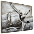 thumbnail image 2 of Empire Art Direct PMO-180339-1624 Retro Airplane 3 Mixed Media Iron Hand Painted Dimensional Wall Art, 2 of 9