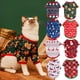 thumbnail image 2 of Camiseta navideña para mascotas con estampado fino de hombre de jengibre y copo de nieve, ropa para perros favorita de Panda, 2 of 5