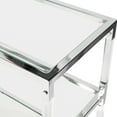 thumbnail image 7 of Furniture of America Ajani Glass Top Console Table, Chrome, 7 of 7