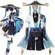 thumbnail image 3 of Genshin Impact Scaramouche Wanderer disfraz de Cosplay, traje Con sombrero y peluca para adultos, disfraces de cómic de Halloween para hombres y mujeres, 3 of 4