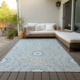 thumbnail image 5 of Addison Rugs Chantille Indoor/Outdoor Transitional Circles Denim Washable Rectangle Rug, 2'6" x 3'10", 5 of 5