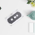 thumbnail image 4 of HLONK 8 Pcs Cassette Vierge pour Enregistrement de Musique et de Discours avec Étui Transparent pour Messages de Fête Rétro DIY Coque Rigide Enseignement et Enregistrement Vocal, 4 of 8