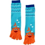 Angle View: Women's Fish Toe Socks