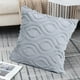 thumbnail image 4 of Funda de almohada decorativa de 18x18 pulgadas con juego de 2 piezas de funda de almohada para sofá de imitación de felpa suave, 4 of 5