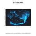 thumbnail image 2 of Placemats Set of 4 / 6, Mystical Blue Dragon Glow Placemats for Dining Table Indoor/Outdoors Heat Resistant Washable Placemats 18" x 12", 2 of 8
