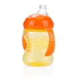 thumbnail image 2 of Nûby No-Spill Two-Handle Easy Grip Base Toddler Plastic Grip N' Sip Cup with Soft Flex Spout, for Children 4 Months +, 2 of 4