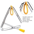 thumbnail image 4 of Musical Triangular Steel School Children Rhythm Band Percussion Instrument with Beater - 5 Inches, 4 of 8