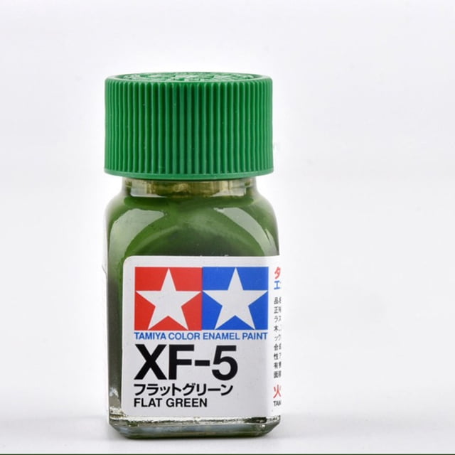 Tamiya XF-5 Flat Green Enamel Paint 10ml for Scale Models Miniatures