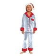 thumbnail image 2 of UJNDER Family Christmas Pajamas Matching Sets Fleece Long Sleeve Cozy Holiday Festive Nightwear Outfit for Kids,01_Light Blue,3-4 Years, 2 of 6