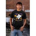 thumbnail image 4 of Halloween Stay Spooky Ghost Pumpkins Men's Graphic T Shirt Tees Brisco Brands S, 4 of 6