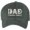 Forest Green, variant on Dad Fishing Family Embroidered Baseball Cap Fishing Hook Fish Design Adjustable Dad Hat (ForestGreen)