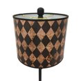 thumbnail image 4 of Royal Designs 28" Crystal and Oil Rub Bronze Buffet Lamp with Vertical Black Diamond on Papyrus Design Hard Back Lamp Shade, Set of 2, 4 of 6