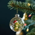 thumbnail image 3 of Virelaxpo Frog Theme Christmas Acrylic Ornament 8cm Flat Hanging Decoration for Holiday Tree Decor, 3 of 5