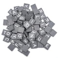 thumbnail image 1 of Milisten 2 Packs of 100PCS Grey Natural Wood Chips DIY 26 English Letters Words Alphabet Puzzle Literacy Box Baby Intellectual Development Wooden Chips, 1 of 6