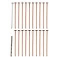 thumbnail image 6 of 15/20/25Pcs 4Inch Copper Nails For Killing Trees Stump Root Tree Killer Nails Stump Roots Removal Long Nail Spikes Hardware Tree 25Pcs, 6 of 9