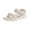 Beige, variant on Womens Orthopedic Sandals Walking Comfortable Lightweight Non Slip Slip On Outsole for Outdoor Soft Adjustable Straps All-Day Comfort in Summer Beige 5.5 Wide