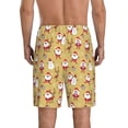 thumbnail image 6 of KLL Cute Santa and Reindeer for Men's 1-Pack Shorts,Sleep Pajama Shorts for Men Soft Pj Shorts Men's Pajama Bottoms Sleepwear -Large, 6 of 7