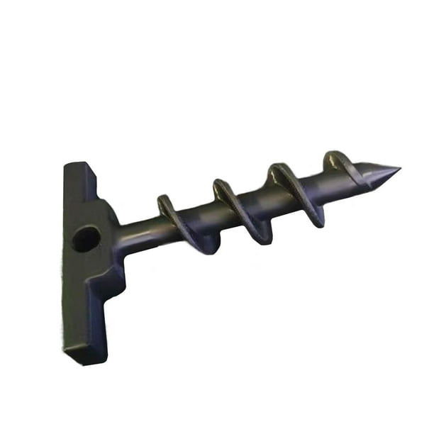Tornillo de anclaje para tienda de campaña, base de soporte, estaca multifunción, espiral completa para cobertizos, senderismo, jardín, carpintería, c