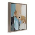 thumbnail image 3 of Stupell Industries Speculations Abstract Brown Blue Brown Framed Floater Canvas Wall Art design by Annabelle Hall, 25 x 25, 3 of 9