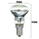 thumbnail image 2 of Lava Lamp Replacement Bulb E14 R39 30W Incandescent Clear Reflector Spot Light Bulbs 5-Pack, 2 of 5