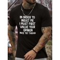 thumbnail image 1 of Imprescindible de verano: Camiseta estampada de moda para hombre - Cuello redondo informal, manga corta, algodón, lavable a máquina. Para adultos, hombres, mujeres, adolescentes, jóvenes y ocio., 1 of 6