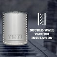 thumbnail image 3 of YETI Rambler 10 oz Lowball, Isolé sous Vide, Acier Inoxydable avec Couvercle Standard, Charbon, 3 of 5