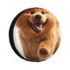 thumbnail image 1 of Balery Happy Fluffy Running Dog Cubiertas para Neumáticos - Protector Resistente para Neumáticos de Camioneta, SUV, Remolque, Camper y RV-16 inch, 1 of 6