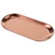 thumbnail image 4 of Organizador De Bandeja De Joyería, Bandeja De Toalla Ovalada De Acero Inoxidable Para Cosméticos Con Líneas Limpias, Almacenamiento Para Mesa De Comedor, Cocina, ,, 4 of 7