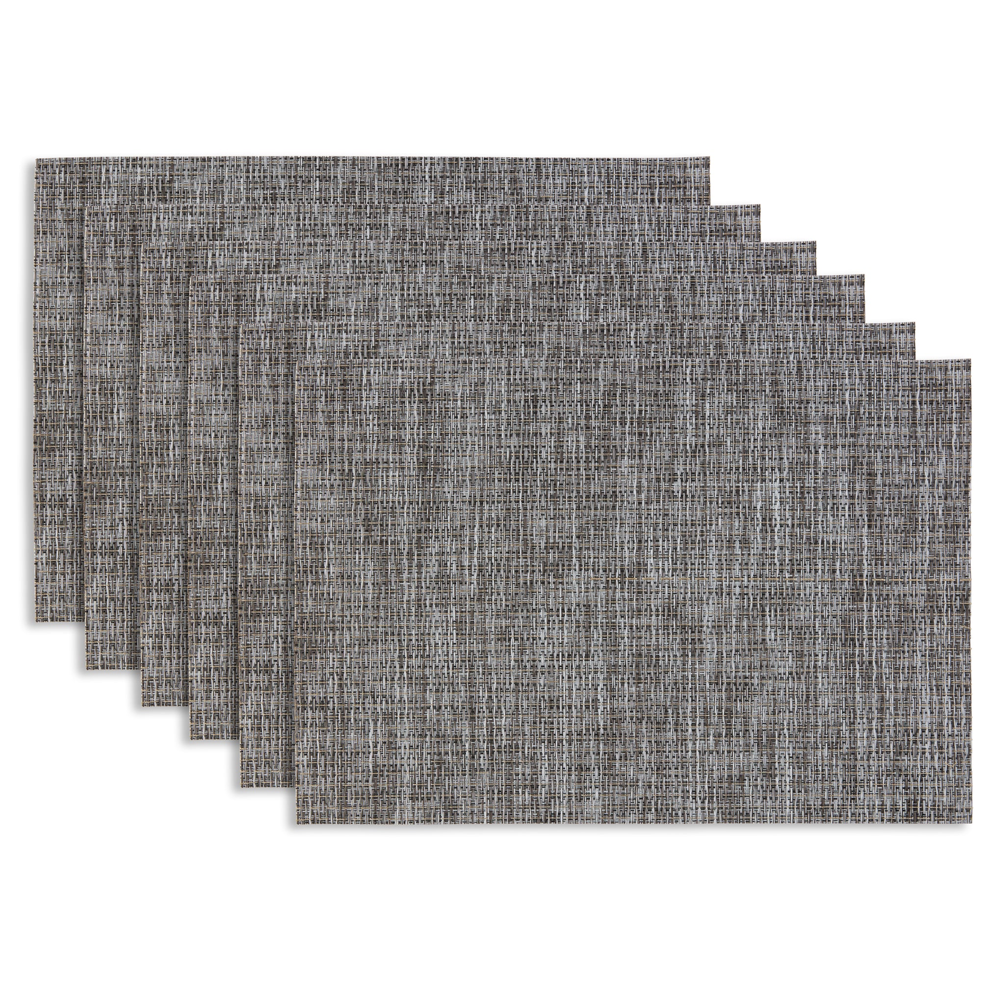 Dainty Home Set of 6 Textilene Reversible Placemats