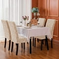 thumbnail image 2 of Subrtex Dining Chair Slipcovers Jacquard Damask Washable Chair Cover, 2 of 6