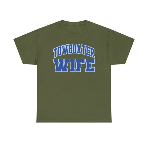 Towboater Wife Shirt Gifts Tshirt Crew Neck Short Sleeve