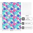 thumbnail image 2 of 4 Pcs Pioneer Flower Floral Print Pattern Kitchen Towels, Funny Microfiber Dish Towel Set, 18" X 26" Tea Towels, 2 of 6