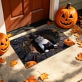thumbnail image 6 of Nnndbs Halloween Optical Illusion Rug, 3D Visual Trap Floor Mat, Non Scary Carpet for Entryway Living Room Home Halloween Decor, 6 of 7