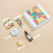 Spa Gift Sets for Women, Rose Bath Kits Include Massage Oil, Bath Bomb, Salt Scrub, Soap, Hand Cream, Birthday Gifts for Mom