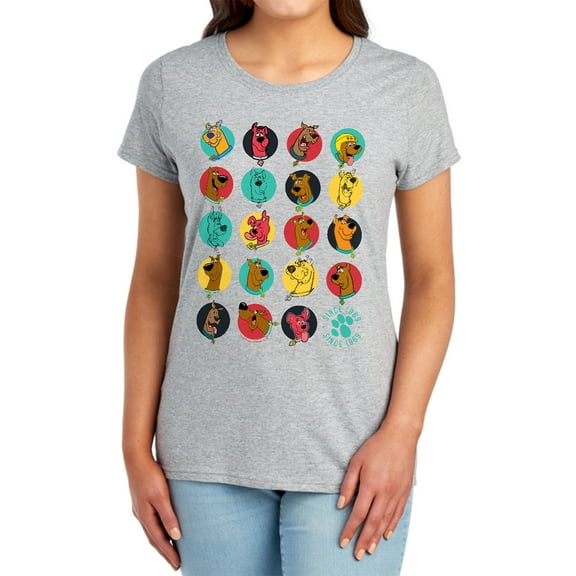 Scooby Doo Zoinks Repeat Women's T Shirt, Athletic Heather, Large