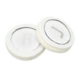 thumbnail image 1 of Coussin d'Oreille de Remplacement, Coussinets d'Oreille Design Ergonomiques Protein Leather Professional For T450bt For T500bt White, 1 of 8