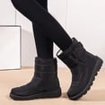 thumbnail image 4 of Botas de nieve Botas de nieve de invierno Botas de plataforma de tobillo antideslizantes Regalos para madres amigas Likrtyny Tenis De Mujer Tenis De Hombre, 4 of 8