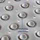 thumbnail image 1 of Alfombrilla curva antideslizante CHAO para ducha gris 54 x 54 cm, 1 of 3