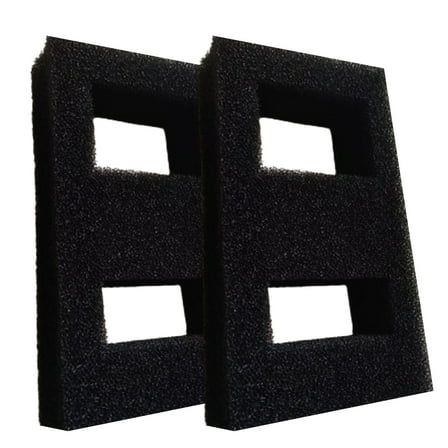 TropicAqua Foam Filter Pads for Fluval SPEC Aquarium A1376 Replacement Aquarium Bio Sponge (Pack of 2)