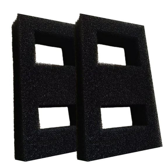 TropicAqua Foam Filter Pads for Fluval SPEC Aquarium A1376 Replacement Aquarium Bio Sponge (Pack of 2)