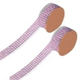 thumbnail image 2 of Goowood Self Adhesive Rhinestone Ribbon Strips 2 PCS Pink Crystal Gem Stickers for Arts Crafts DIY Wedding Decoration and Car Bedazzling, 2 of 9
